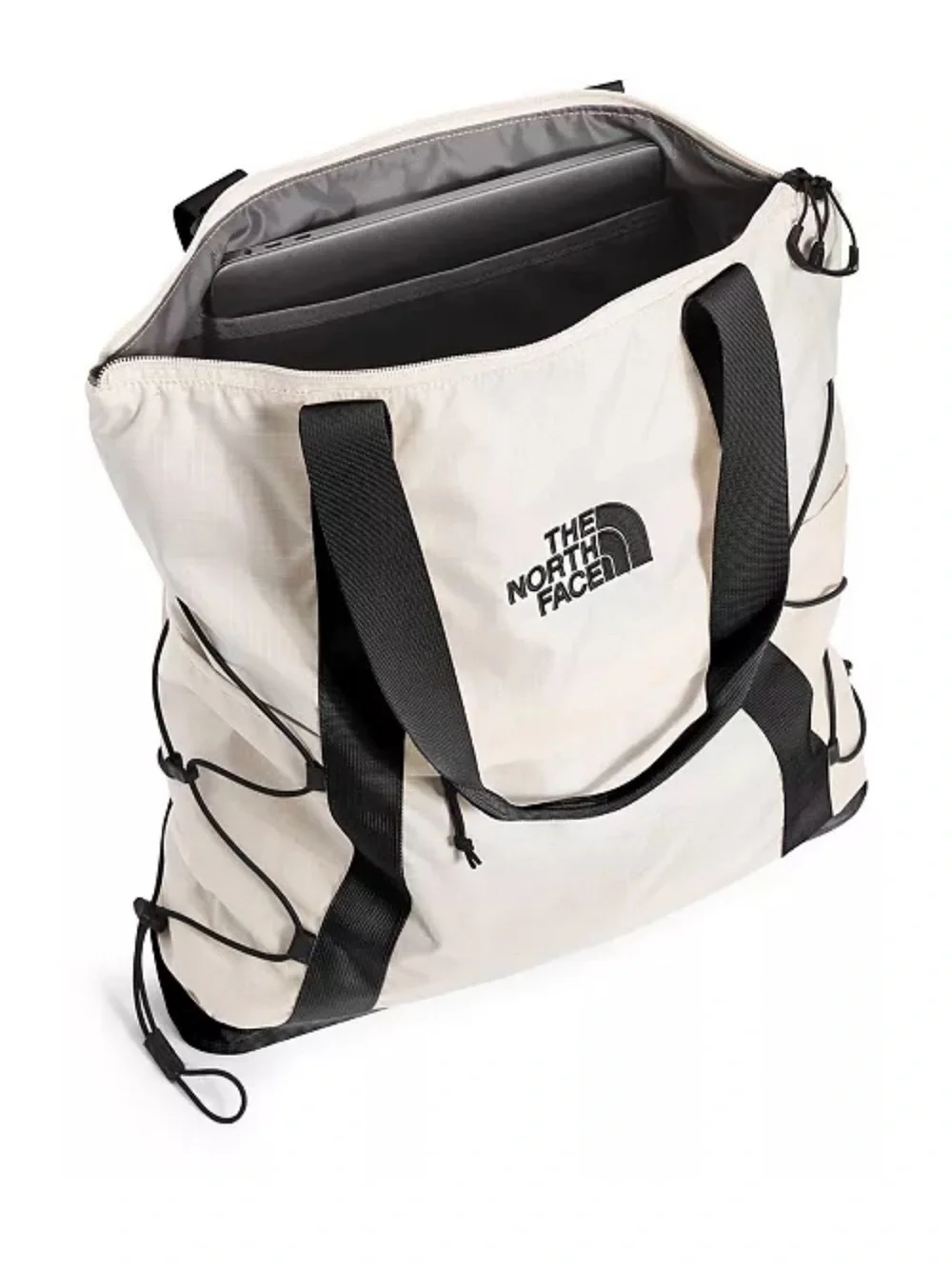 The North Face Borealis Convertible Tote White with Black Accents